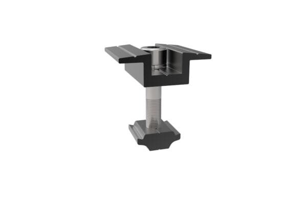 GOOMAX  Vidurinis saulės modulių laikiklis 30 mm. juodas